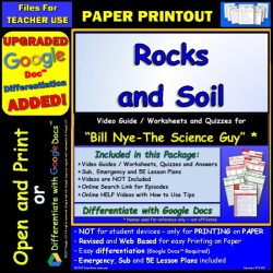 Bill nye rocks and soil answer key