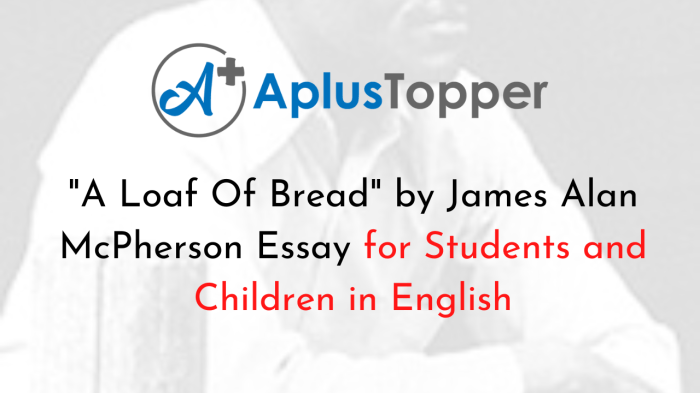 A loaf of bread james alan mcpherson