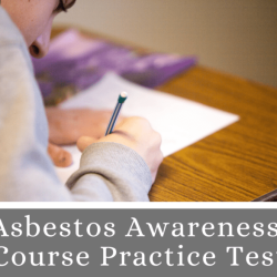 Asbestos open book exam answers