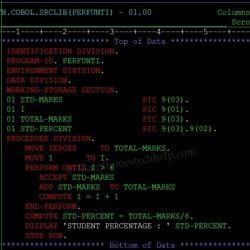 Cobol statement diagrams accept