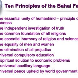 The 12 principles of the baha i faith